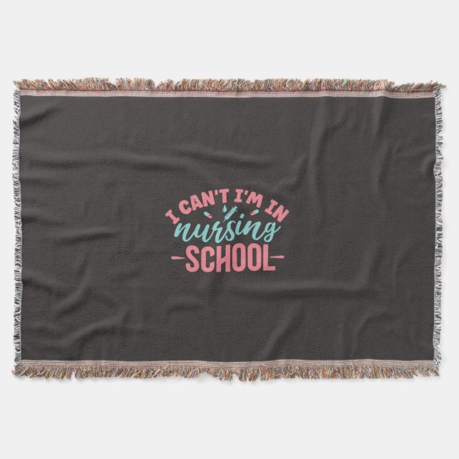 Cobertor Nurse Gift | I Am In Nursing School (Frente)