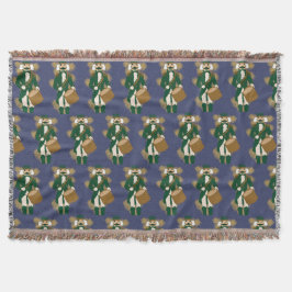 Cobertor Nutcracker Navy Blue Woven Blanket