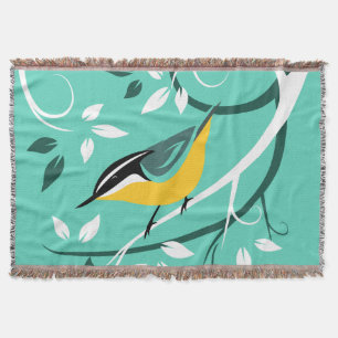 Cobertor Nuthatch Art