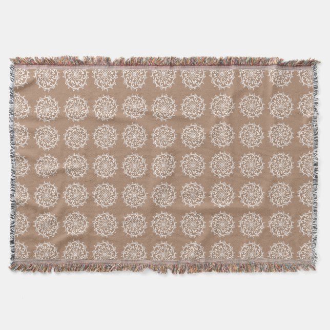 Cobertor Nutmeg Mandala (Frente)