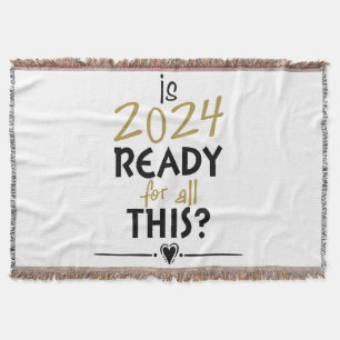 Cobertor O ano de 2024 está preparado para tudo isto
