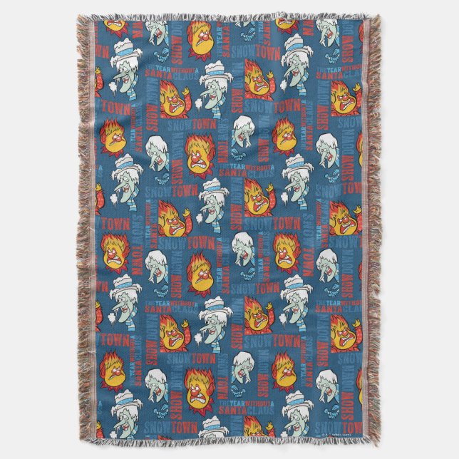 Cobertor O ANO SEM O Showdown SANTA CLAUS™ Snowtown (Frente Vertical)