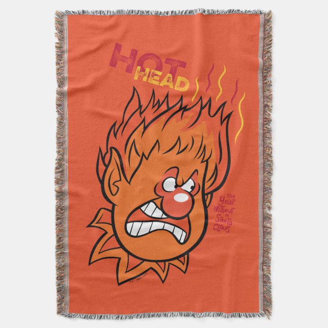 Cobertor O ANO SEM SANTA CLAUS™ | Cabeça Quente (Frente Vertical)