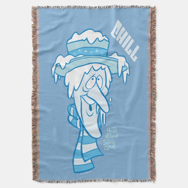 Cobertor O ANO SEM SANTA CLAUS™ | Enchimento por Neve (Frente Vertical)