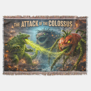 Cobertor O ataque do Colossus mutante vegetal tecido thr