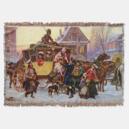 Cobertor O Carroça de Natal 1795 Jean Leon G. Ferris