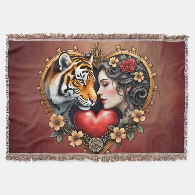 Cobertor O coração da natureza oculta. (Frente)