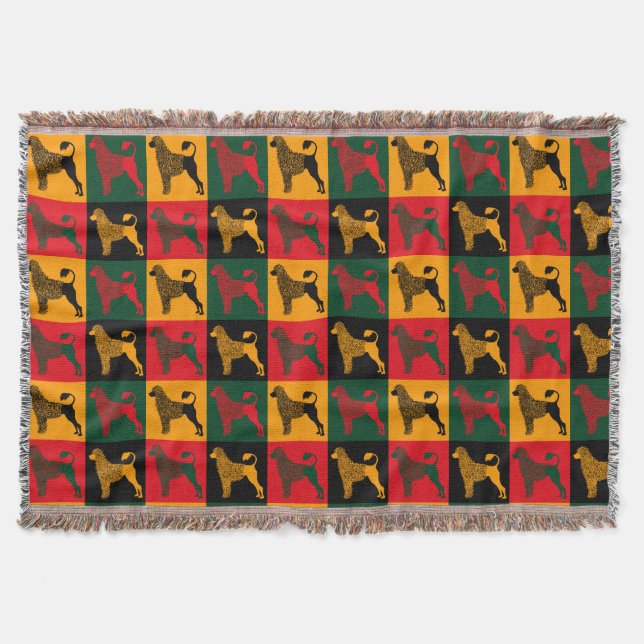 Cobertor O esperto cão-d'água português (Frente)