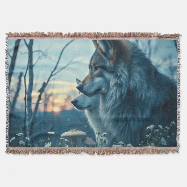 Cobertor O espírito dos lobos (Frente)