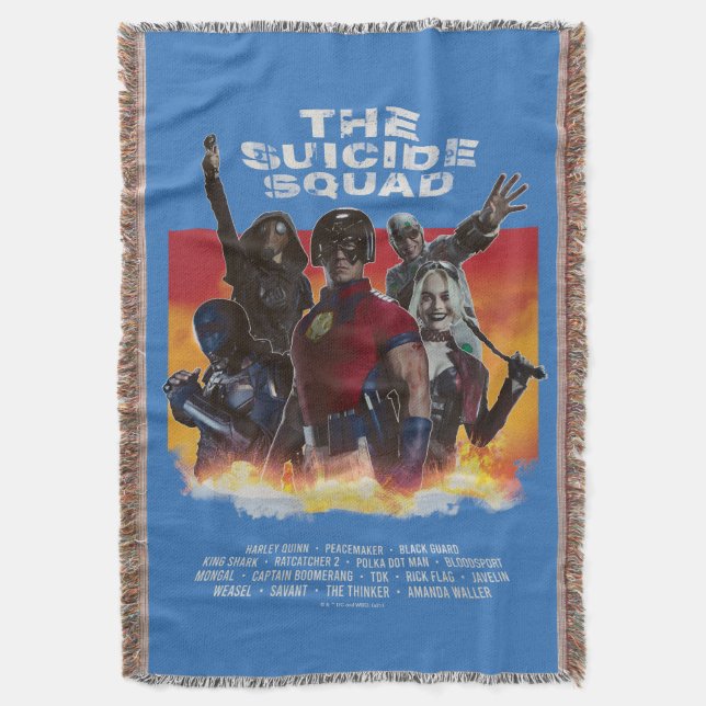 Cobertor O Esquadrão Suicida | Poster de filme com estilo r (Frente Vertical)