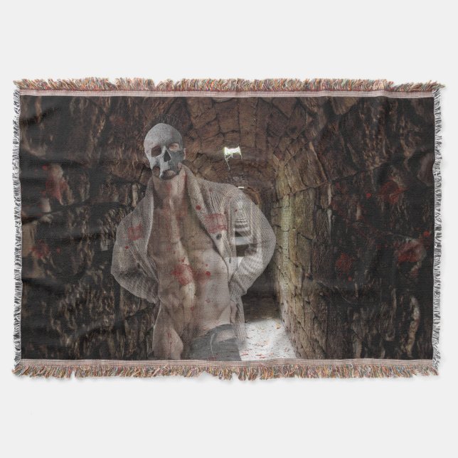 Cobertor O fantasma transparente de SlipperyJoe no Hallowee (Frente)