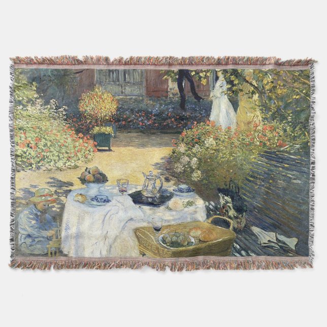 Cobertor O Luncheon Claude Monet (Frente)