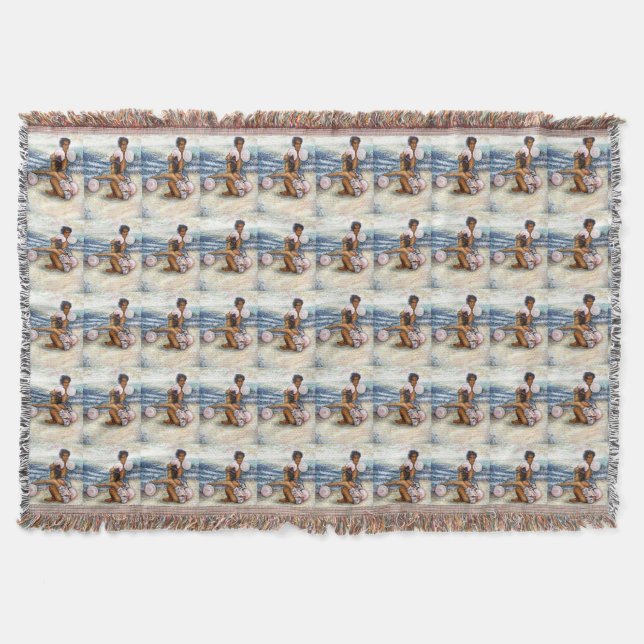 Cobertor Obcecado com Conquistar o Impossível (Frente)