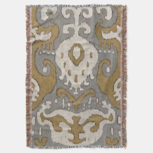 Cobertor Ochre Ikat II