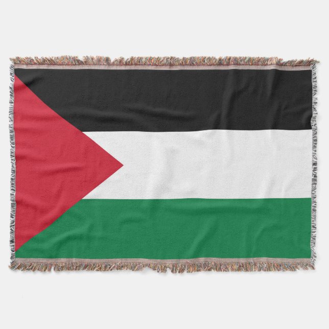 Cobertor oficialmente pavilhão do Estado da Palestina (Frente)