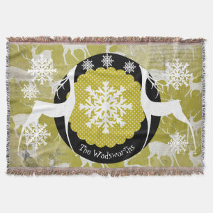 Cobertor Oh Deer Holiday Throw