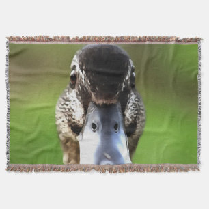 Cobertor Olá Ducky Quirky Duck Portrait