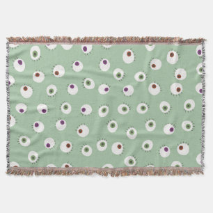 Cobertor Olhos de Dia das Bruxas, um padrão perfeito desenh