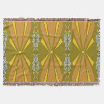 Olive Art Deco Explosão Dourada