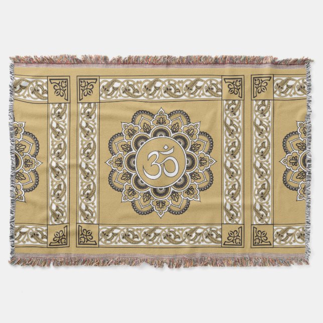 Cobertor OM Mandala - Aberto (Frente)