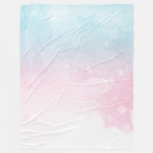 cobertor ombre gradiente de aquarela