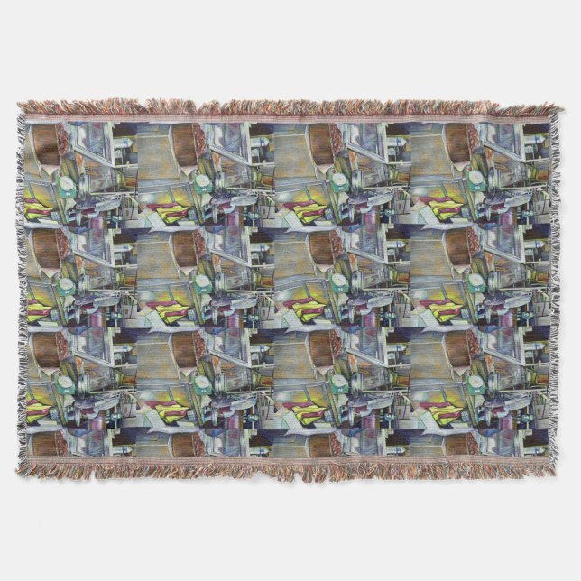 Cobertor Onde está o Curry Cabeça de Peixe?Singapura (Frente)