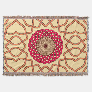 Cobertor Organic Mandala Spiral Design