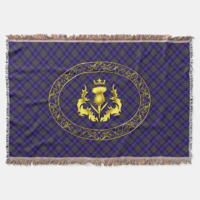 Cobertor Orgulho da Escócia Tartan Throw Blanket (Frente)