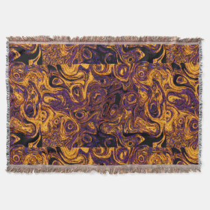 Cobertor Ouro Amarelo-Roxo-Fogo