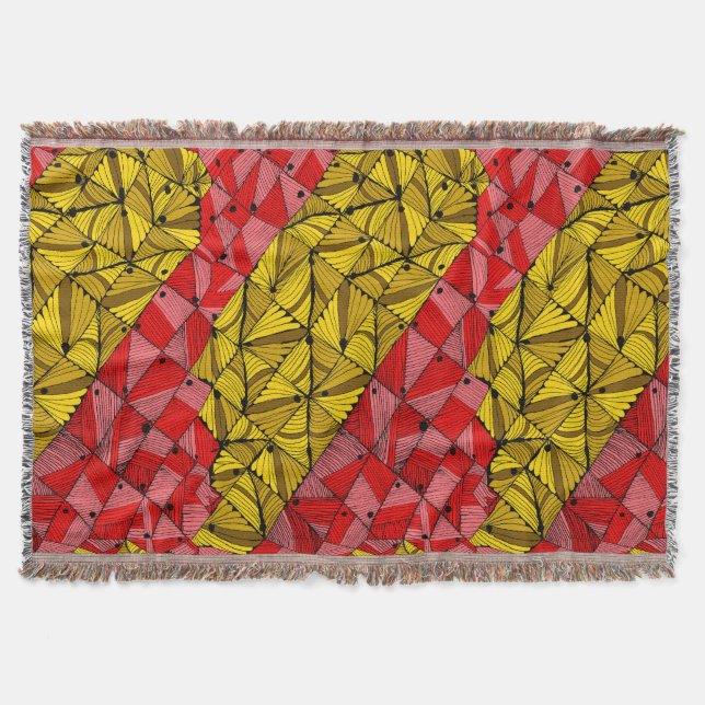 Cobertor Ouros - Gamas Geométricas - Luxe Abstrato (Frente)