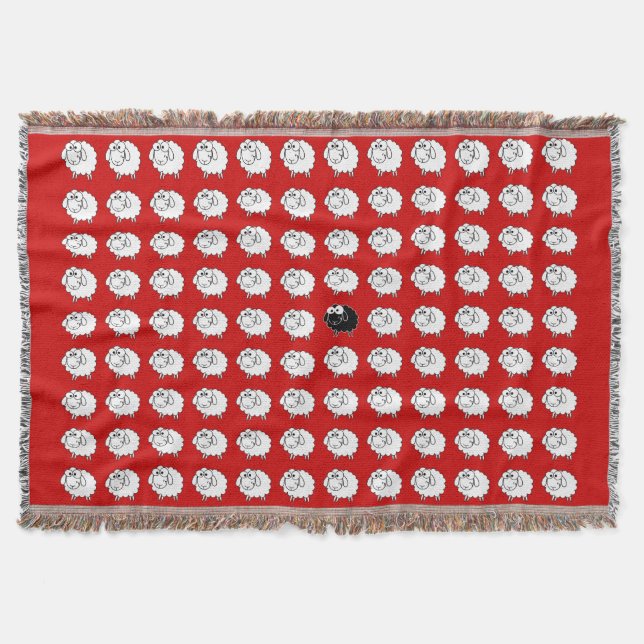 Cobertor Ovelhas negras (Frente)