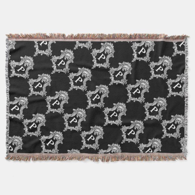 Cobertor P Monograma Largura Inicial (Frente)