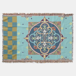 Cobertor Padrão Árabe - Aberto