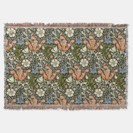 Cobertor Padrão Art Nouveau Floral de William Morris Compto