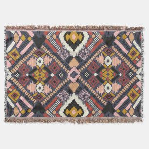 Cobertor Padrão Aztec do Chevron Africano Tribal