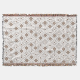 Cobertor Padrão Aztec Geométrico Tribal Neutral Boho Soft