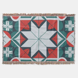 Cobertor Padrão caleidoscópico