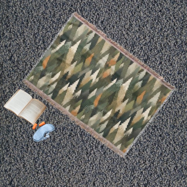 Cobertor Padrão de árvore do pinheiro legante | Floresta Ru (Criador carregado)