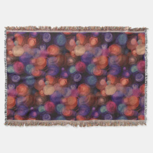 Cobertor Padrão de Bolinhas de Aquarela + suas ideias