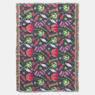 Cobertor Padrão de doces   Padrão do lombo   pirulito 53