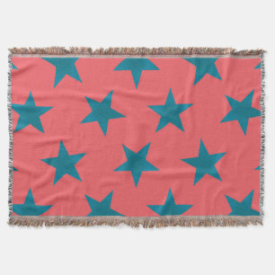 Cobertor Padrão de estrelas de ouro 19