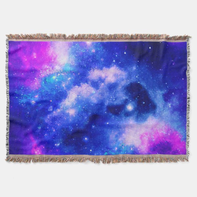 Cobertor Padrão de exploração de nebulosa vibrante (Frente)