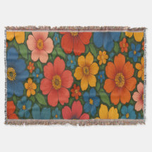 Padrão De Flor Selvagem Brilhante