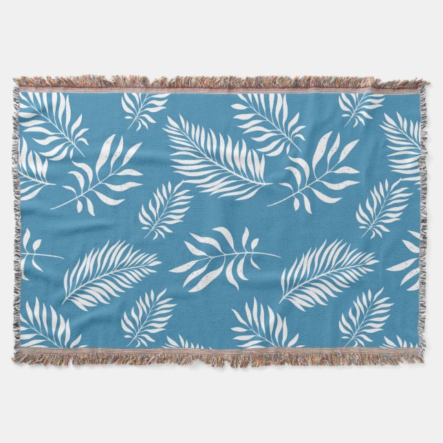 Cobertor Padrão de Folhas 13 (Frente)