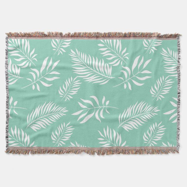 Cobertor Padrão de Folhas 14 (Frente)