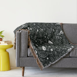 Cobertor Padrão de Halloween 1