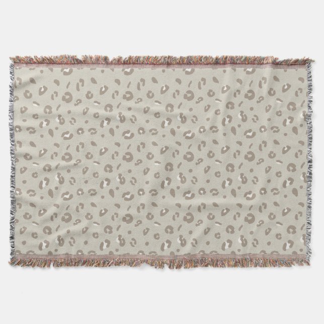Cobertor Padrão de Leopardo (Frente)