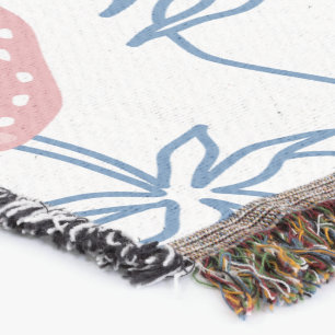 Cobertor ٍ Padrão de Morango