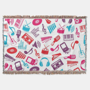 Cobertor Padrão de música