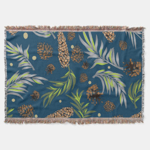 Cobertor Padrão de Natal, Pine Snow 9